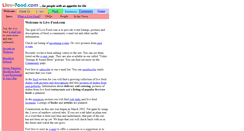 Desktop Screenshot of live-food.com
